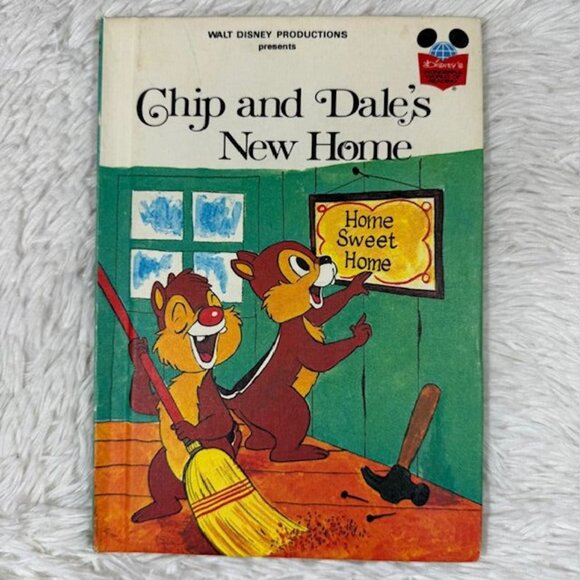 Vintage Set of 3 Disney Children's Books Peter & the Wolf/ Chip & Dale/ Mr. Toad - Picture 2 of 13
